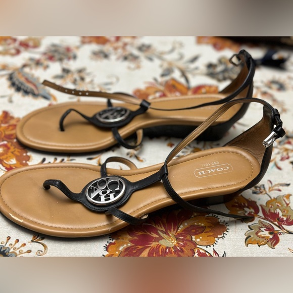 Coach black sandals - worn only once / almost like new! - Picture 9 of 9